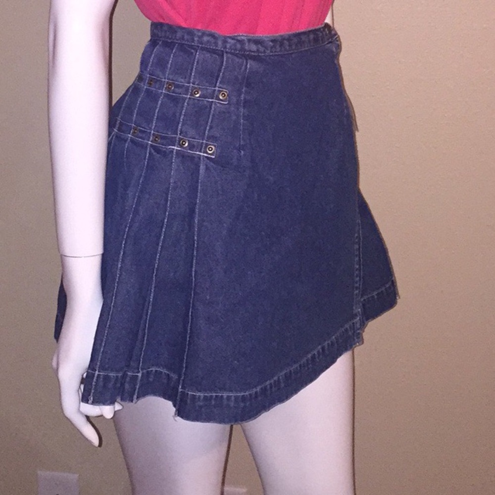 NWT, wrapped jeans skirt, junior size 10